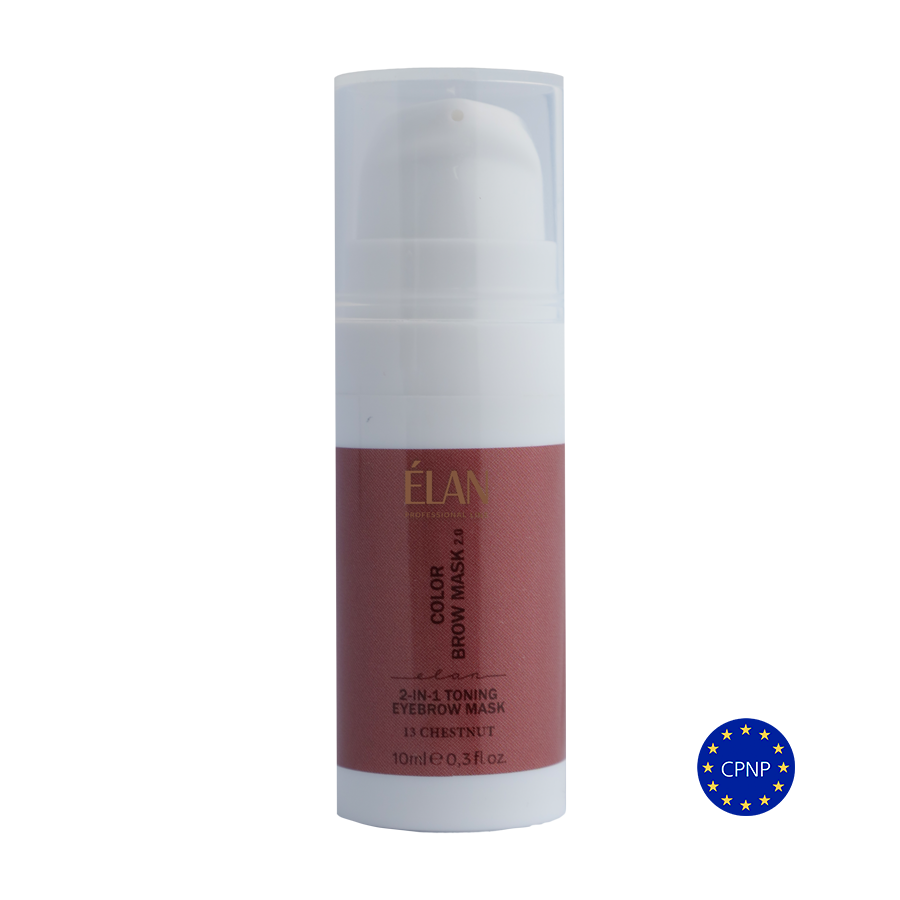 COLOR BROW MASK 2.0: 2-в-1 маска за тонизиране на вежди, 13 КЕСТЕН