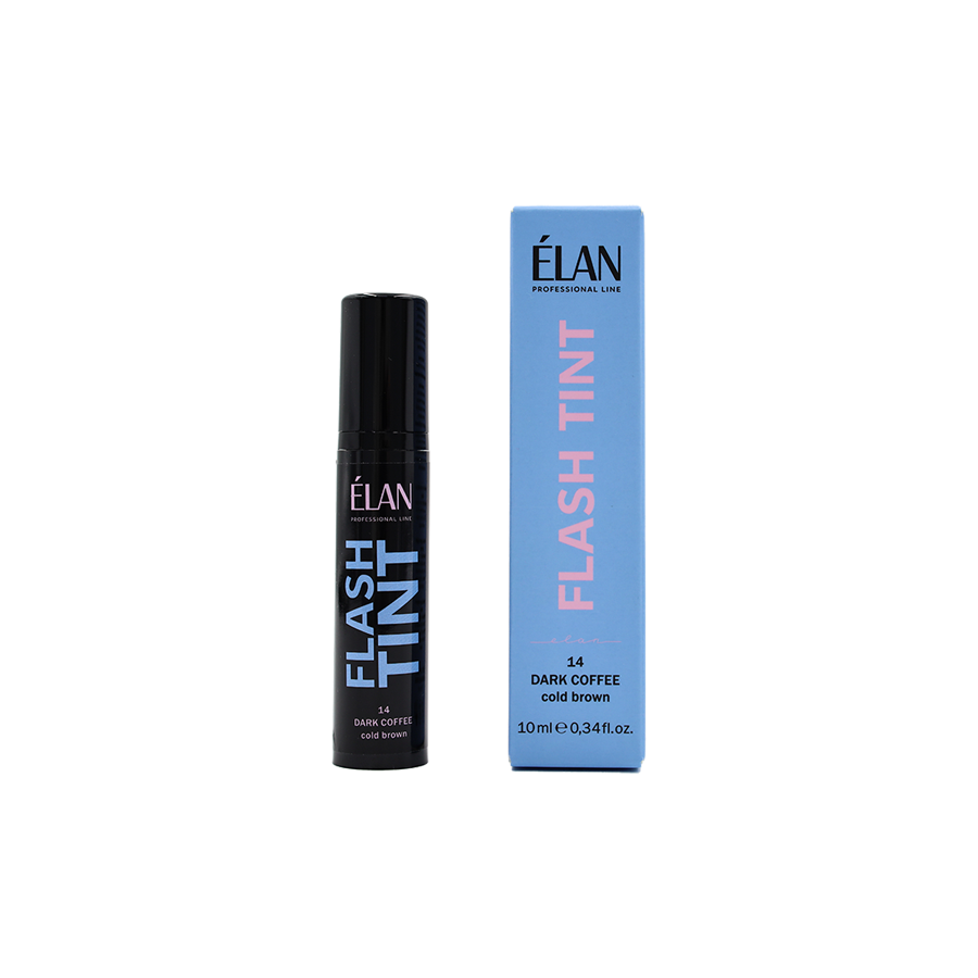 Боя за вежди FLASH TINT 14 Dark Coffee (Тъмен Кафяв)