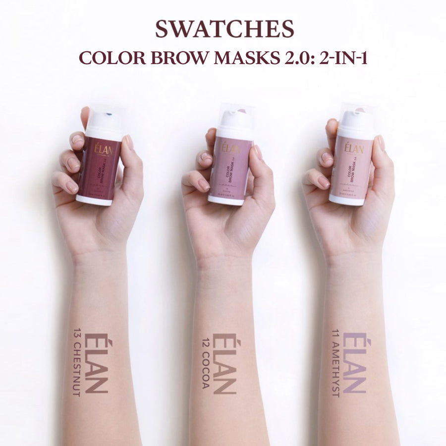 COLOR BROW MASK 2.0: 2-в-1 маска за тонизиране на вежди, 11 АМЕТИСТ